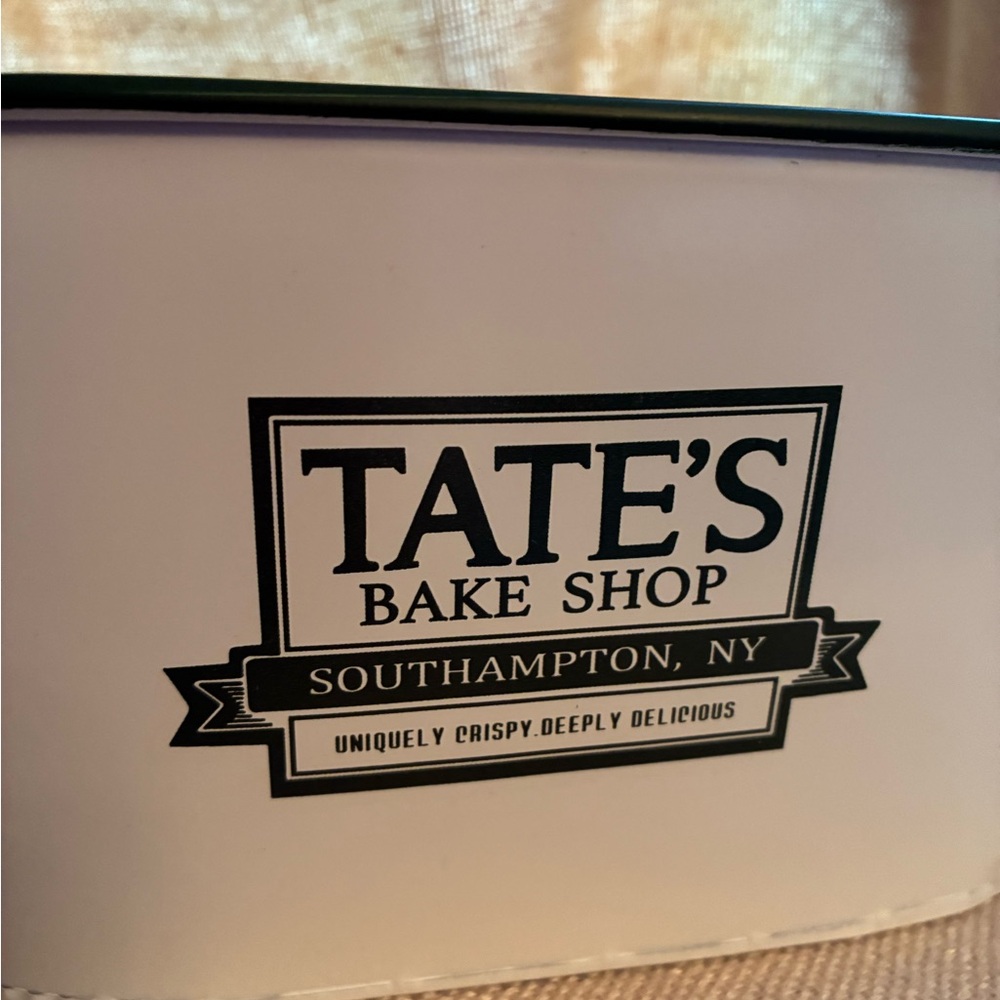 Tate's Bake Shop Cookie Tin Basket